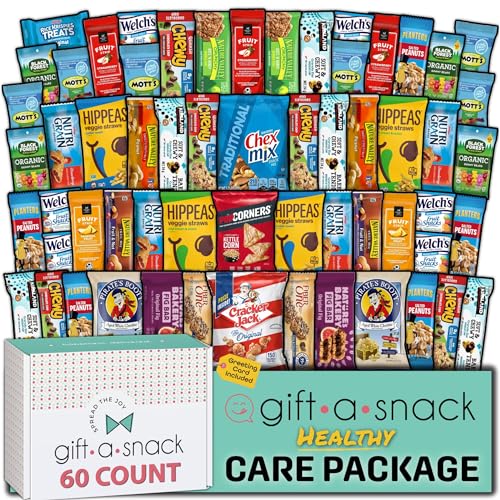 Healthy Snack Box Variety Pack with Greeting Card