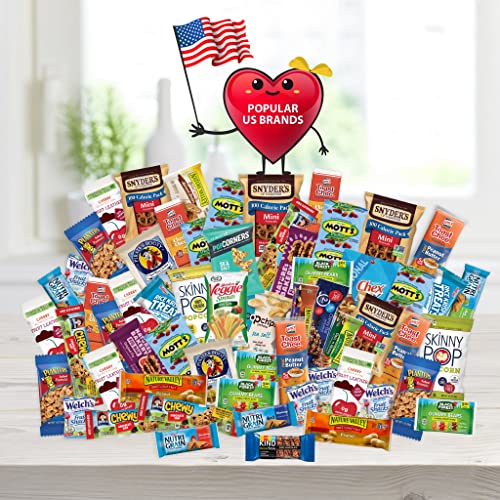 Healthy Snack Box Variety Pack with Greeting Card
