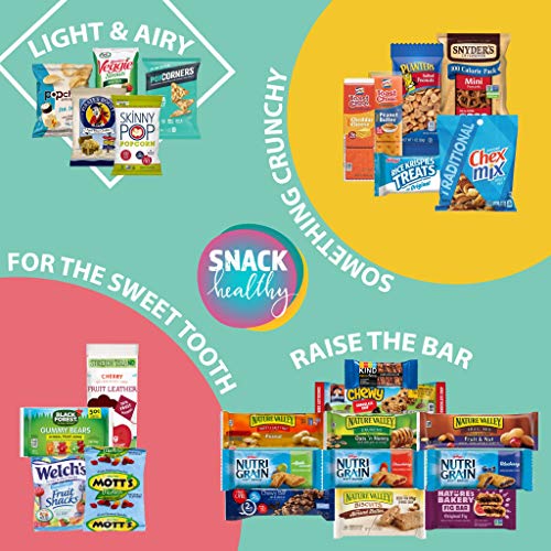 Healthy Snack Box Variety Pack with Greeting Card