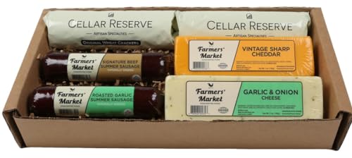 Wisconsin Meat and Cheese Gift Basket - Perfect for Dad