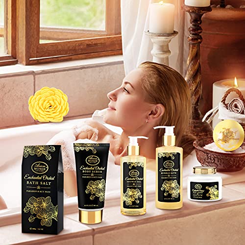 Enchanted Orchid Bath Spa Gift Basket