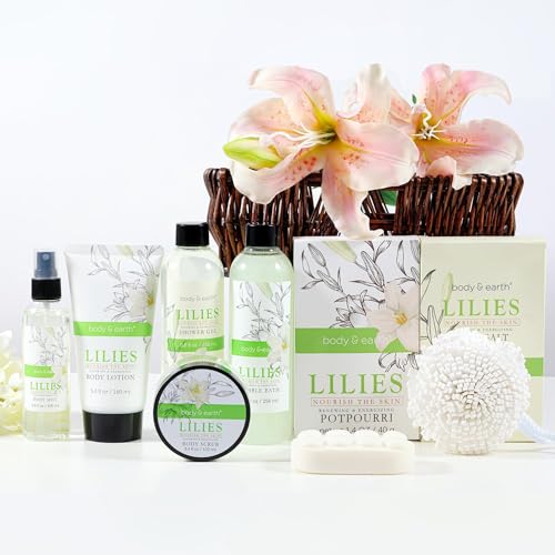 Lily Home Spa Gift Basket: 10-Piece Body Set