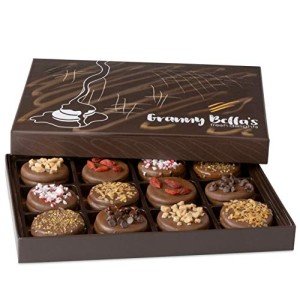Valentine’s Chocolate-Covered Cookie Gift Basket