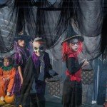 Joyly Halloween Boo Basket，Trick Or Treat Bucket - Collapsible Reusable Skull Ghost Candy Tote Bags for Kid Gifts Storage Halloween Party Favors