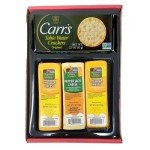 Wisconsin Cheese Company - Wisconsin Cheddar & Pepper Jack Cheese and Cracker Gift Box - 100% Wisconsin Cheese | Perfect for Parties, Charcuterie Boards and Birthday Gifts | Charcuterie Board Food | Cheese & Crackers | Housewarming Gift | Birthday Gift | Gourmet Food Gift Box