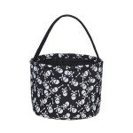 Halloween Trick or Treat Bucket - Candy Basket Tote Bag for Kids (Human skeletont)