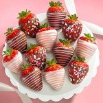 A Gift Inside The Original Love Berries Chocolatey Dipped Strawberries - 12 Berries