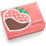 A Gift Inside The Original Love Berries Chocolatey Dipped Strawberries - 12 Berries