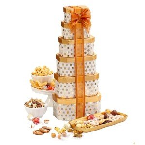 Broadway Basketeers Gourmet Food Gift Basket Snack Gifts for Women, Men, Families, Delivery for, Appreciation, Chocolate, Thank You, Birthday, Corporate, Congratulations