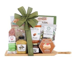 Wine Country Gift Baskets Gourmet Cheese and Salami Gift
