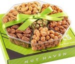 Nuts Gift Basket - Assortment of Sweet & Roasted Salted Gourmet Nuts - Assorted Food Gift Box for Christmas, Thanksgiving, Fathers Day, Mothers Day, Family, Sympathy, Men & Women.