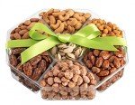 Nuts Gift Basket - Assortment of Sweet & Roasted Salted Gourmet Nuts - Assorted Food Gift Box for Christmas, Thanksgiving, Fathers Day, Mothers Day, Family, Sympathy, Men & Women.