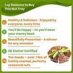 Nuts Gift Basket - Assortment of Sweet & Roasted Salted Gourmet Nuts - Assorted Food Gift Box for Christmas, Thanksgiving, Fathers Day, Mothers Day, Family, Sympathy, Men & Women.