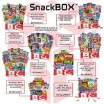 SnackBOX Care Package College Students | Snacks BOX Variety Pack (50 Count) | Holiday, Teachers, Back to School, Date Night, Birthday, Office, Camping, Chips, Military, Basket, Gift Ideas