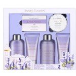 Spa Gifts for Women, Lavender Gift Set, Body & Earth 6 Pcs Bath Gift Sets, Self Care Gifts, Birthday Gifts for Women, Relaxing Spa Set,Christmas Gifts