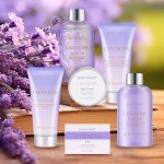Spa Gifts for Women, Lavender Gift Set, Body & Earth 6 Pcs Bath Gift Sets, Self Care Gifts, Birthday Gifts for Women, Relaxing Spa Set,Christmas Gifts