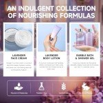 Spa Gifts for Women, Lavender Gift Set, Body & Earth 6 Pcs Bath Gift Sets, Self Care Gifts, Birthday Gifts for Women, Relaxing Spa Set,Christmas Gifts