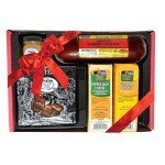 Wisconsin’s Best & Wisconsin Cheese Company - 100% Wisconsin Cheddar & Pepper Jack Cheese, Sausage, Pretzel & Mustard Gift Box. Great for Holiday Christmas Gifts