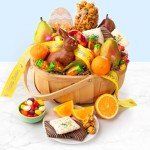 A Gift Inside Easter Bunny Fruit and Treats Gift Basket