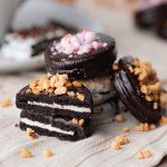 20 Chocolate Valentines Cookies Gift Basket, Gourmet Covered Candy Gift Box for Food Delivery, Cookie Gift Ideas for Galentines Friends Co-workers