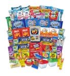 Snacks Variety Pack for Adults Kids Students - 60 Count Sweet and Salty - Inmates Soldiers Men Women - Camp Care Package Gift Basket - College Treats, Office Snacks, Snack Packs by The LakeHouse