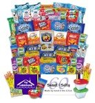 Snacks Variety Pack for Adults Kids Students - 60 Count Sweet and Salty - Inmates Soldiers Men Women - Camp Care Package Gift Basket - College Treats, Office Snacks, Snack Packs by The LakeHouse