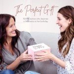 Happy Birthday Gift Box - Birthday Cake Candle & Soap Basket Set, Cute Candles Gifts for Women – Unique Present Ideas for Her, Woman, Friend, Mom, Sister, Coworker, Employee, Female