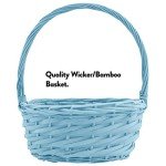 Blue Easter Basket for Kids and Adults (45ct) - Already Filled Easter Gift Basket with Plush Easter Bunny, Candy, Snacks, and Treats - Boys, Girls, Grandchildren, Young Children, Toddlers, Men, Women
