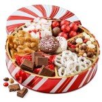 BONNIE AND POP Christmas Gift Basket - Holiday Gifts Prime Delivery - Chocolate & Nut Gift Box, Assortment Tray - Birthday, Sympathy, Get Well, Men, Women & Families