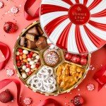 BONNIE AND POP Christmas Gift Basket - Holiday Gifts Prime Delivery - Chocolate & Nut Gift Box, Assortment Tray - Birthday, Sympathy, Get Well, Men, Women & Families