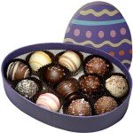 Easter Chocolate Gift Box – Hand Made Chocolate Truffles Gift Box – Small Easter Gift Box – Great Easter Gift Basket, Easter Truffles, Basket Stuffer, Easter Basket for Kids