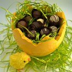 Easter Chocolate Gift Box – Hand Made Chocolate Truffles Gift Box – Small Easter Gift Box – Great Easter Gift Basket, Easter Truffles, Basket Stuffer, Easter Basket for Kids