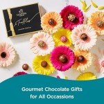 Godiva Chocolatier Signature Assorted Chocolate Truffle Gift Box for Birthday, Thank You, Anniversary, Congratulations Gift Basket Gourmet Candy with Creamy Ganache in Milk, White, Dark Chocolate, 24pc