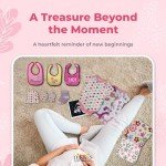 Deluxe Baby Blossom Clothing Bouquet | Newborn Baby Girl Gift Set | Baby Gift Basket for Expecting Moms | New Baby Gift Basket | Pink Baby Gift Set | Baby Girl Outfits | Nikki's Gift Baskets