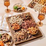 BONNIE AND POP - Nut Gift Basket, in Reusable Wooden Crate, Healthy Gift Option, Gourmet Snack Food Box, with Unique Flavors, Great for Feel Better, Sympathy & Birthday- Bonnie & Pop