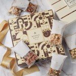 BONNIE AND POP - Nut Gift Basket, in Reusable Wooden Crate, Healthy Gift Option, Gourmet Snack Food Box, with Unique Flavors, Great for Feel Better, Sympathy & Birthday- Bonnie & Pop