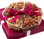 Nuts Gift Basket - Assortment of Sweet & Roasted Salted Gourmet Nuts - Assorted Food Gift Box for Christmas, Thanksgiving, Fathers Day, Mothers Day, Family, Sympathy, Men & Women.