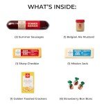 Hickory Farms Farmhouse Meat & Cheese Food Gift Basket (Small) - Food Gift Box | Charcuterie Board Food | Sausage and Cheese | Father's Day Gift | Mother's Day Gift | Christmas Gift Basket | Holiday Gift Basket | Housewarming Gift | Gourmet Food Gift Basket | Sausage and Cheese Gift Set | Sympathy Gift | Food Care Package