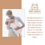 iAOVUEBY Baby Shower Gifts, Baby Gifts for Girls Boys, Unique Baby Gifts Basket Essentials Stuffs - Baby Lovey Blanket Newborn Bibs Socks Wooden Rattle & Greeting Card, Newborn Baby Gift Set