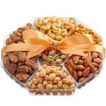 Nuts Gift Basket - Assortment of Sweet & Roasted Salted Gourmet Nuts - Assorted Food Gift Box for Christmas, Thanksgiving, Fathers Day, Mothers Day, Family, Sympathy, Men & Women.