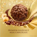 Ferrero Rocher, 13 Count, Premium Gourmet Milk Chocolate Hazelnut, Individually Wrapped Candy for Gifting in a Bunny-Shaped Box, Great Easter Gift, 5.7 oz