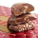 BONNIE AND POP - Valentines Day Chocolate Gift Basket- Gourmet Chocolate Snack Variety Present in Keepsake Tray- Includes Belgium Pretzels, Peppermint Patties, Sea Salt Caramels, Chocolate Espresso Beans- Bonnie and Pop