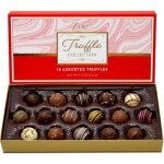 CRAVINGS BY ZOE Chocolate Truffle Gift Box | 16 Count | Assorted Gourmet Milk & Dark Chocolate Candy Food Gift Basket Birthday, Easter, Get Well, Mothers Day, Holiday, Thank You Men Women Mom Him Her