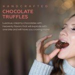 CRAVINGS BY ZOE Chocolate Truffle Gift Box | 16 Count | Assorted Gourmet Milk & Dark Chocolate Candy Food Gift Basket Birthday, Easter, Get Well, Mothers Day, Holiday, Thank You Men Women Mom Him Her