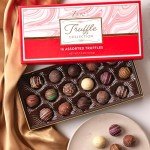 CRAVINGS BY ZOE Chocolate Truffle Gift Box | 16 Count | Assorted Gourmet Milk & Dark Chocolate Candy Food Gift Basket Birthday, Easter, Get Well, Mothers Day, Holiday, Thank You Men Women Mom Him Her