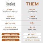 Parker Baby Diaper Caddy - Nursery Storage Bin and Car Organizer for Diapers and Baby Wipes - Oatmeal, Regular