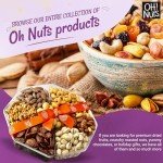 Nuts Gift Basket 2.2 LB | Large 7 Variety Holiday Freshly Roasted Party Tray | Birthday, Anniversary, Corporate Tray | Premium Gift Basket Idea for Men & Women by Oh Nuts
