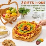 BONNIE AND POP - Dried Fruit and Nut Gift Basket | Healthy Assorted Natural Snack Gift Tray | Extra Large Variety Food Tray Party Platter- Christmas, Holiday, Easter, Birthday, Sympathy, Office, Men, Woman, Him, Her Husband, Wife, Families | Bonnie and Pop