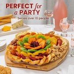 BONNIE AND POP - Dried Fruit and Nut Gift Basket | Healthy Assorted Natural Snack Gift Tray | Extra Large Variety Food Tray Party Platter- Christmas, Holiday, Easter, Birthday, Sympathy, Office, Men, Woman, Him, Her Husband, Wife, Families | Bonnie and Pop