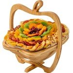 BONNIE AND POP - Dried Fruit and Nut Gift Basket | Healthy Assorted Natural Snack Gift Tray | Extra Large Variety Food Tray Party Platter- Christmas, Holiday, Easter, Birthday, Sympathy, Office, Men, Woman, Him, Her Husband, Wife, Families | Bonnie and Pop